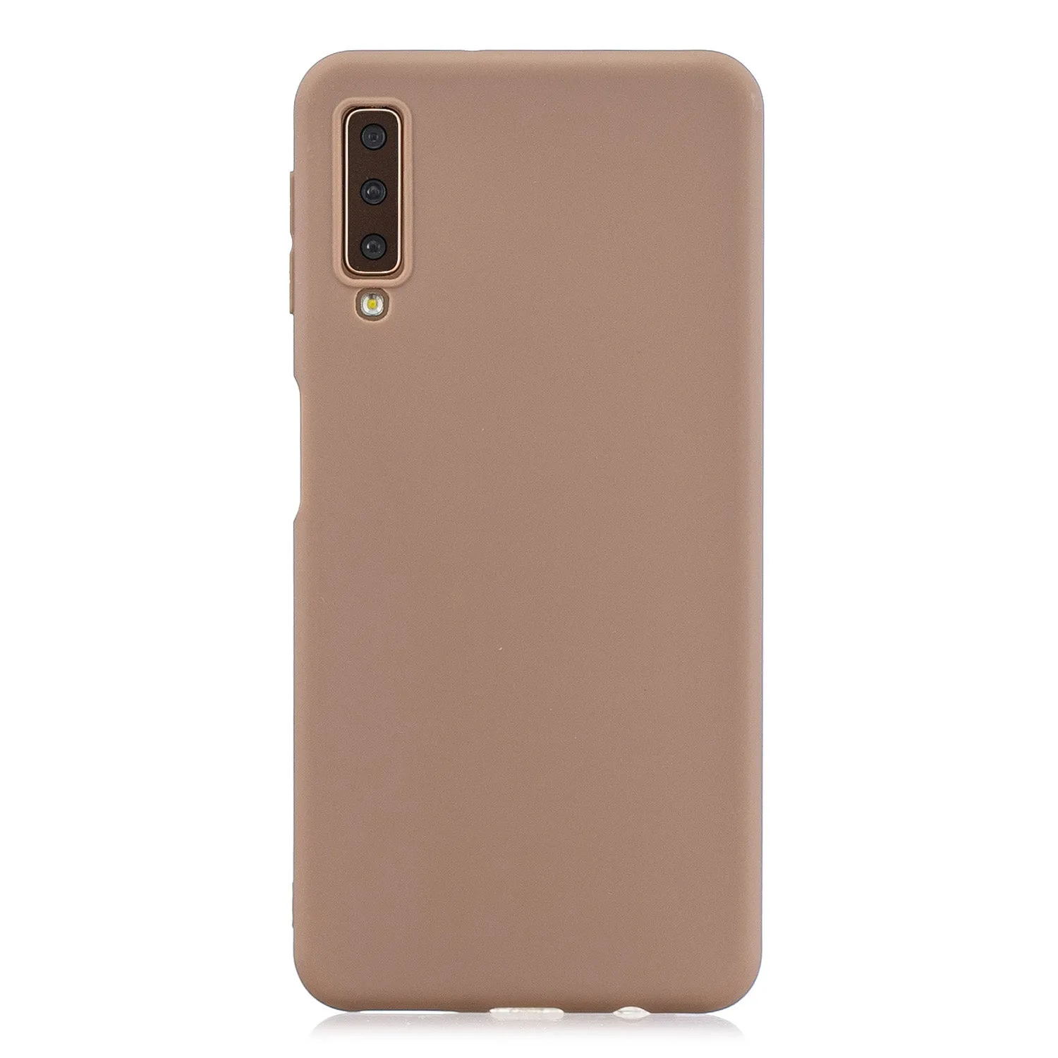 For Samsung A7 2018 Lovely Candy Color Matte TPU Anti-scratch Non-slip Protective Cover Back Case 11