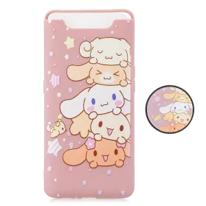 For Samsung A80 Screen Protective Shockproof TPU Full Phone Cover Cartoon Phone Case Full Body Protection Mobile Phone Case with Adjustable Bracket 1