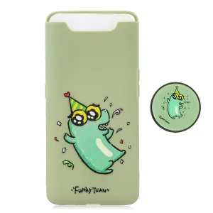 For Samsung A80 Screen Protective Shockproof TPU Full Phone Cover Cartoon Phone Case Full Body Protection Mobile Phone Case with Adjustable Bracket 2