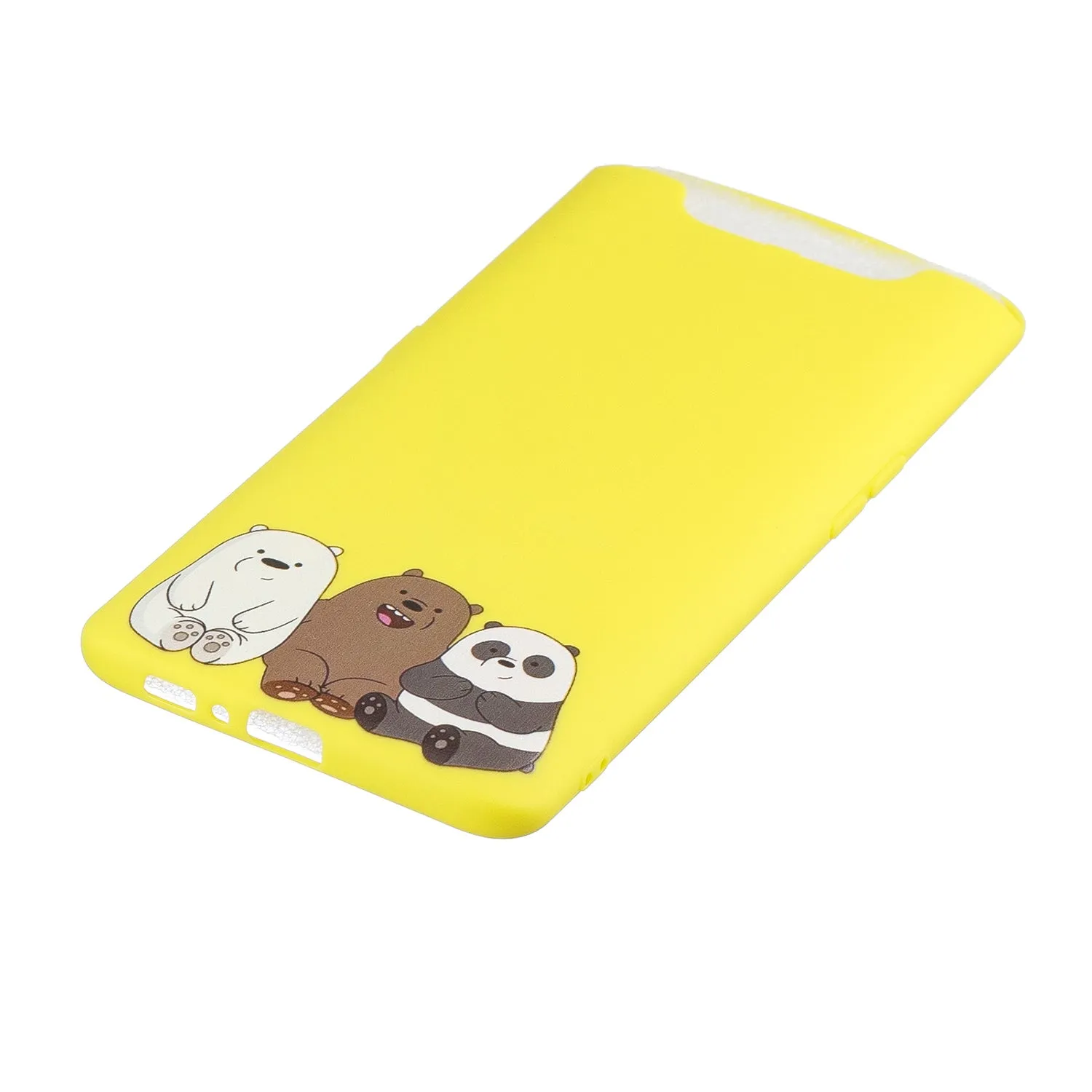 For Samsung A80 Screen Protective Shockproof TPU Full Phone Cover Cartoon Phone Case Full Body Protection Mobile Phone Case with Adjustable Bracket 7