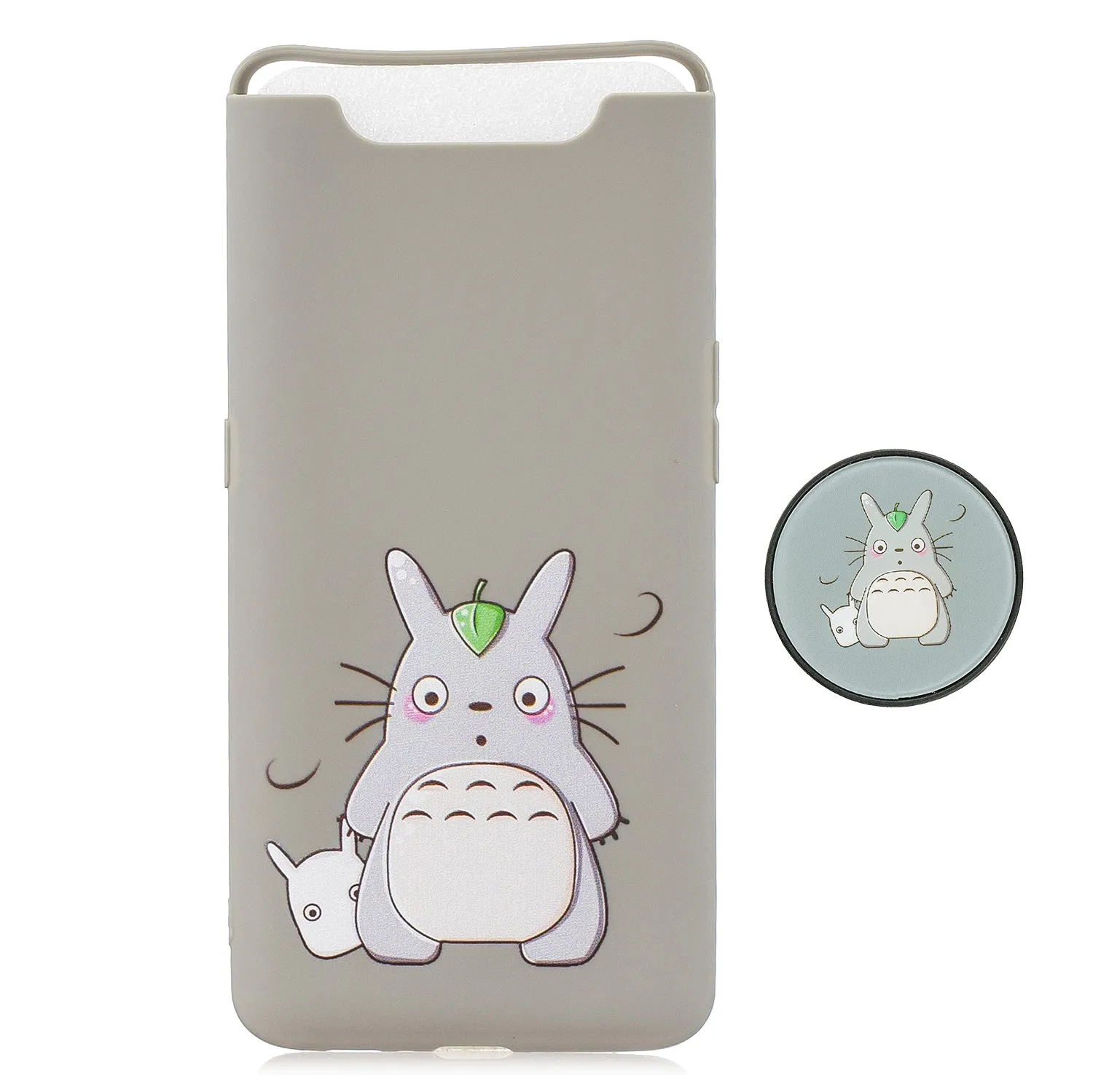 For Samsung A80 Screen Protective Shockproof TPU Full Phone Cover Cartoon Phone Case Full Body Protection Mobile Phone Case with Adjustable Bracket 8