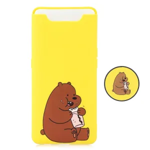 For Samsung A80 Screen Protective Shockproof TPU Full Phone Cover Cartoon Phone Case Full Body Protection Mobile Phone Case with Adjustable Bracket 8