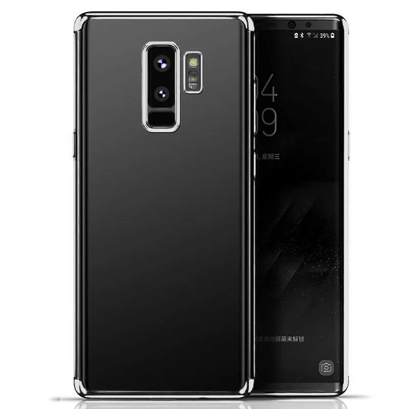 For Samsung Galaxy Note 9 Shockproof Plating Hybrid Clear Slim Bumper Case Cover