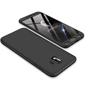 For Samsung J4 2018 Ultra Slim 360 Degree Non-slip Shockproof Full Protective Case black