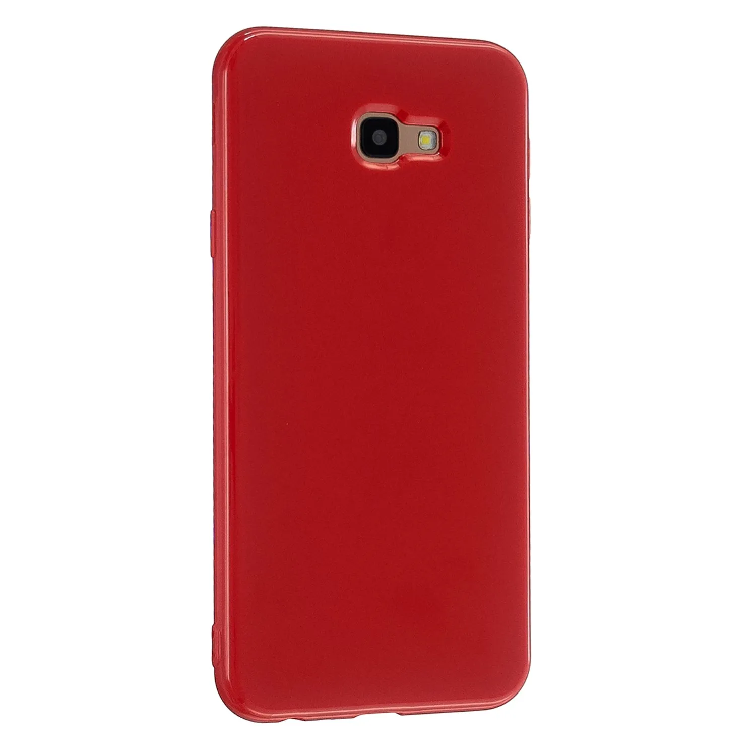 For Samsung J4 2018/J4 Plus/J4 Core/J4 Prime Protective Shell Classic Cellphone Cover Thickened Phone Case Red