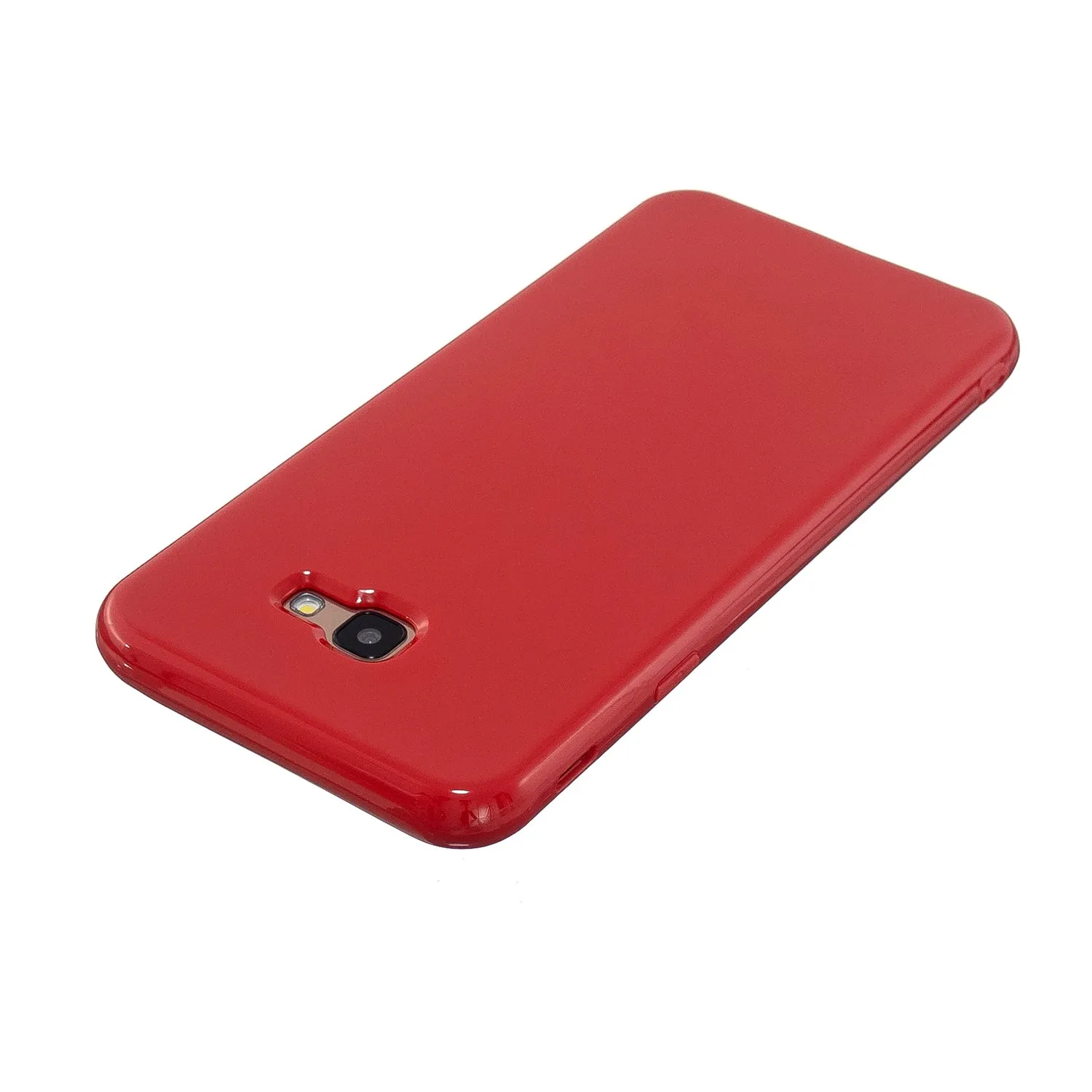 For Samsung J4 2018/J4 Plus/J4 Core/J4 Prime Protective Shell Classic Cellphone Cover Thickened Phone Case Red