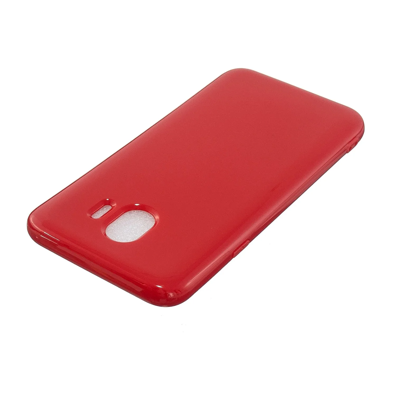 For Samsung J4 2018/J4 Plus/J4 Core/J4 Prime Protective Shell Classic Cellphone Cover Thickened Phone Case Red