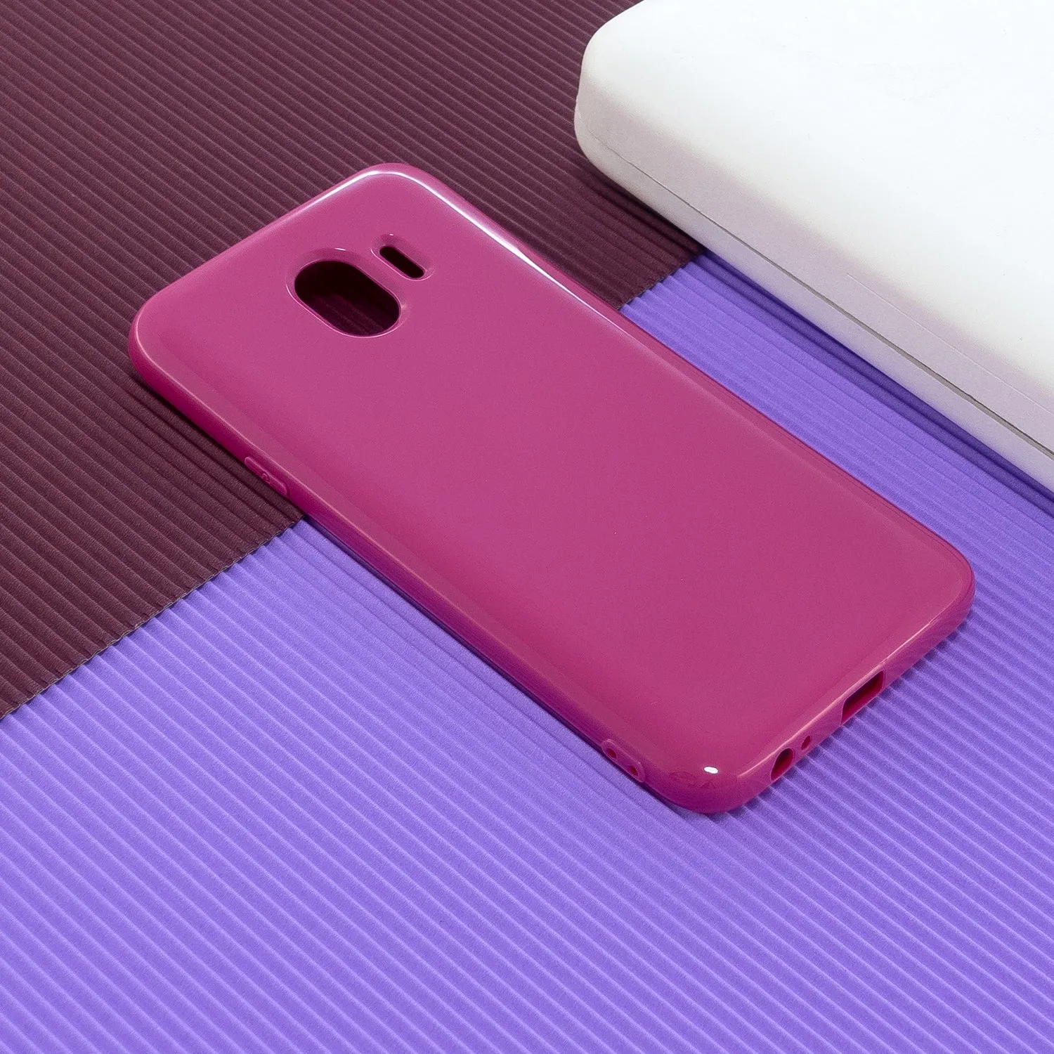 For Samsung J4 2018/J4 Plus/J4 Core/J4 Prime Protective Shell Classic Cellphone Cover Thickened Phone Case Rose
