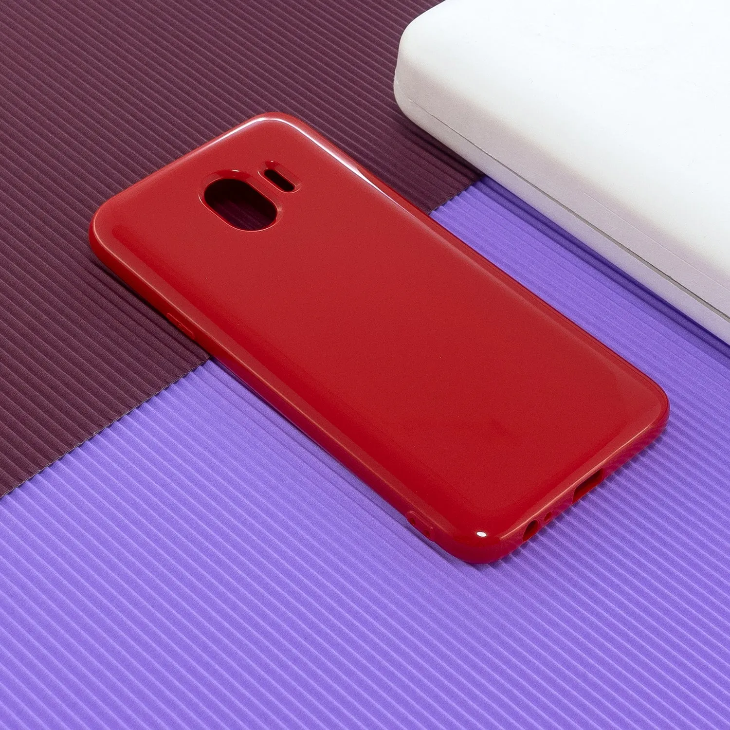 For Samsung J4 2018/J4 Plus/J4 Core/J4 Prime Protective Shell Classic Cellphone Cover Thickened Phone Case White