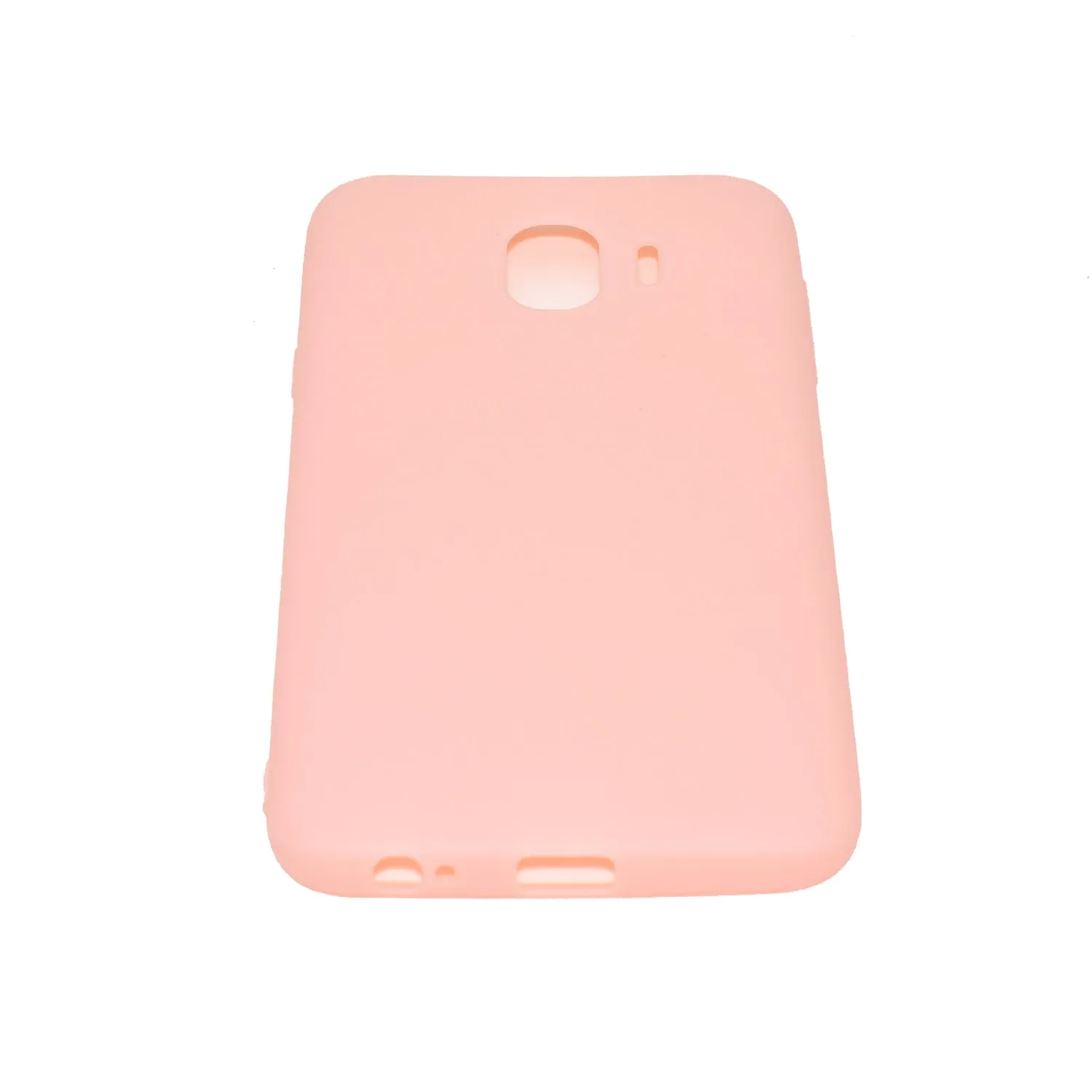 for Samsung J4 Euro Edition Lovely Candy Color Matte TPU Anti-scratch Non-slip Protective Cover Back Case Light pink