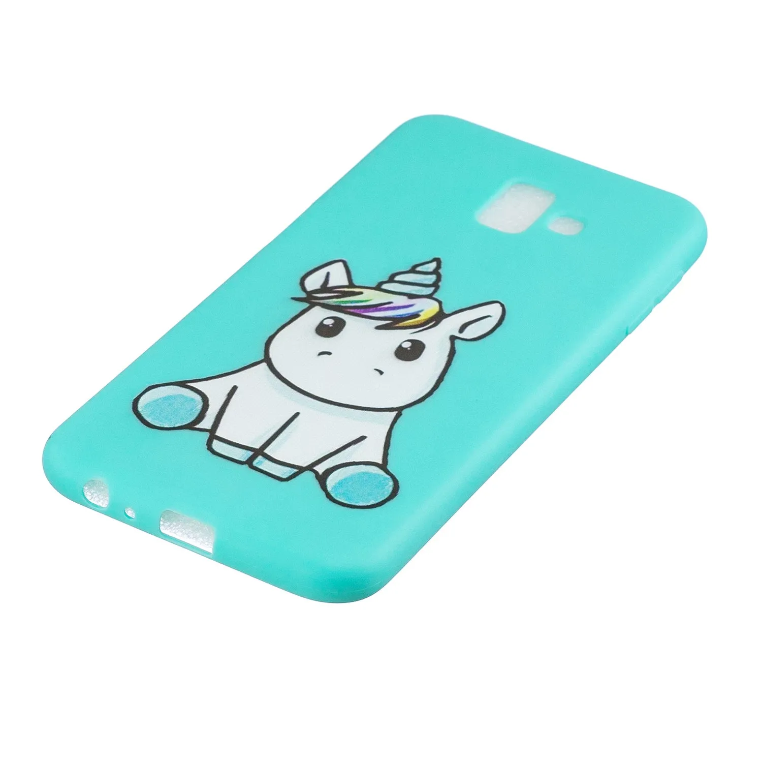 For Samsung J6 PLUS Non-Slip TPU Bumper Case Shockproof Full-Body Protective Case Cover with Adjustable Bracket 5