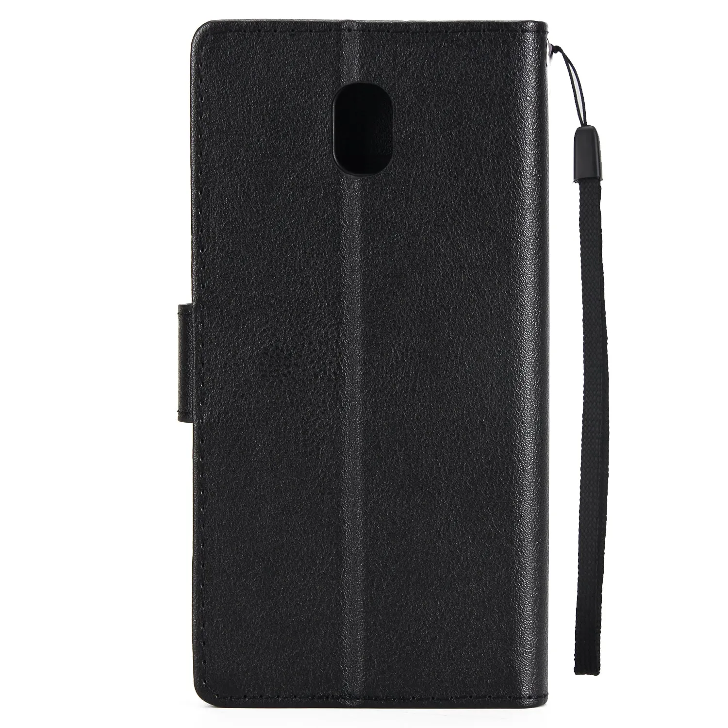 For Samsung J7 2017 European Edition/J730/J7 PRO PU Leather Protective Phone Case with 3 Card Position blue