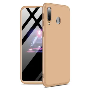 For Samsung M30 Ultra Slim PC Back Cover Non-slip Shockproof 360 Degree Full Protective Case gold