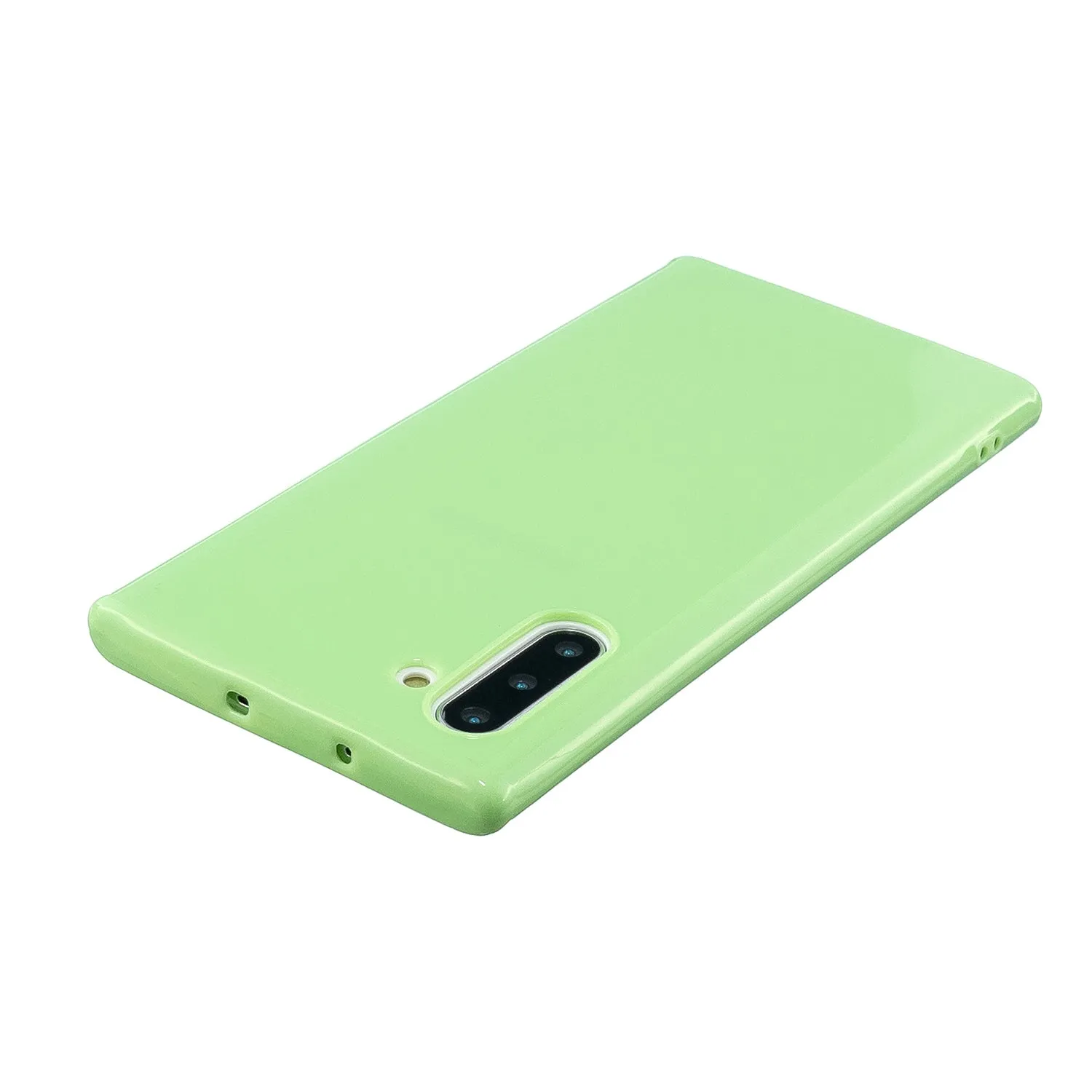 For Samsung Note 10/10 Pro Cellphone Cover TPU Phone Case Simple Profile Classic Design Shock-proof Shell Taro purple