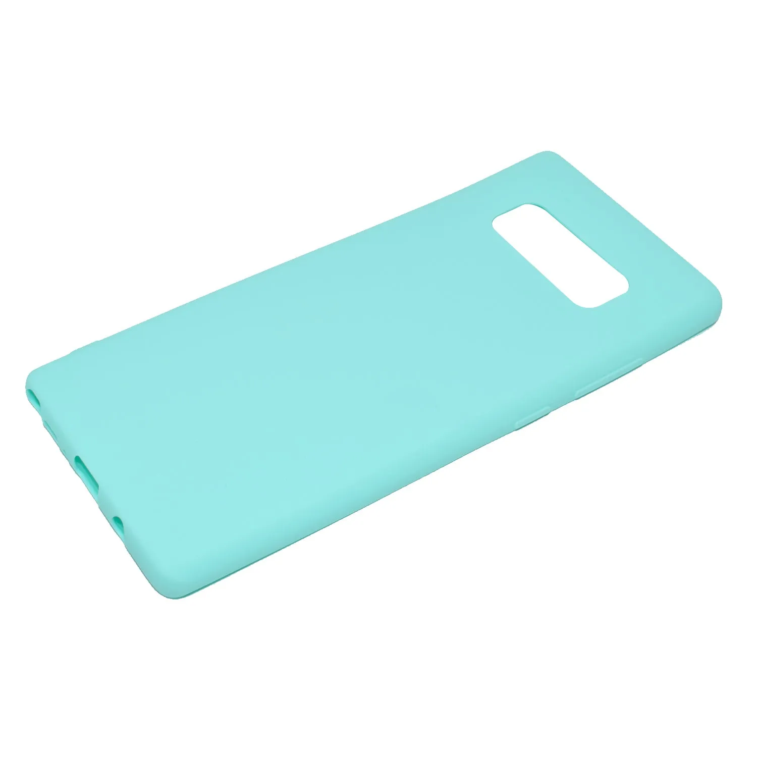 for Samsung NOTE 8 Cute Candy Color Matte TPU Anti-scratch Non-slip Protective Cover Back Case Light blue