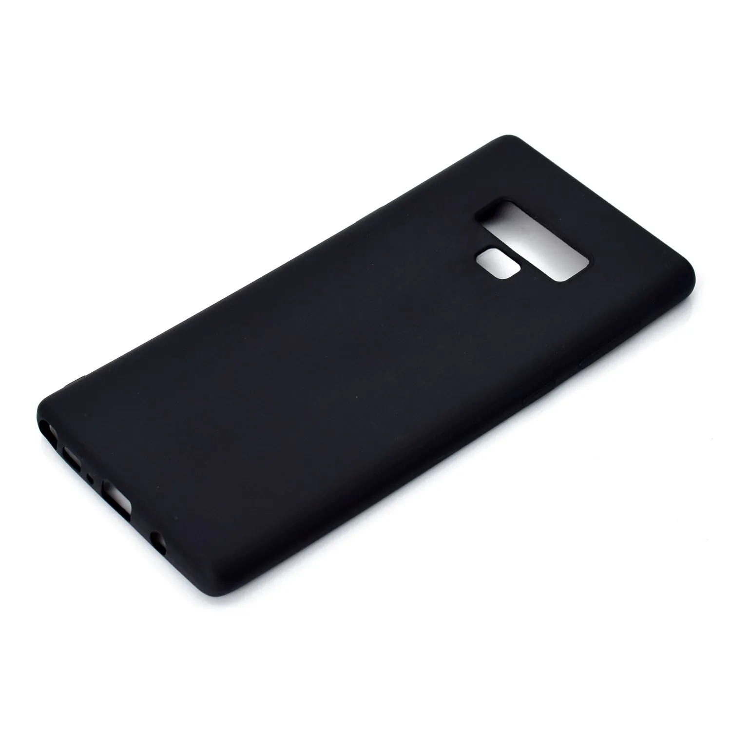 for Samsung NOTE 9 Cute Candy Color Matte TPU Anti-scratch Non-slip Protective Cover Back Case black