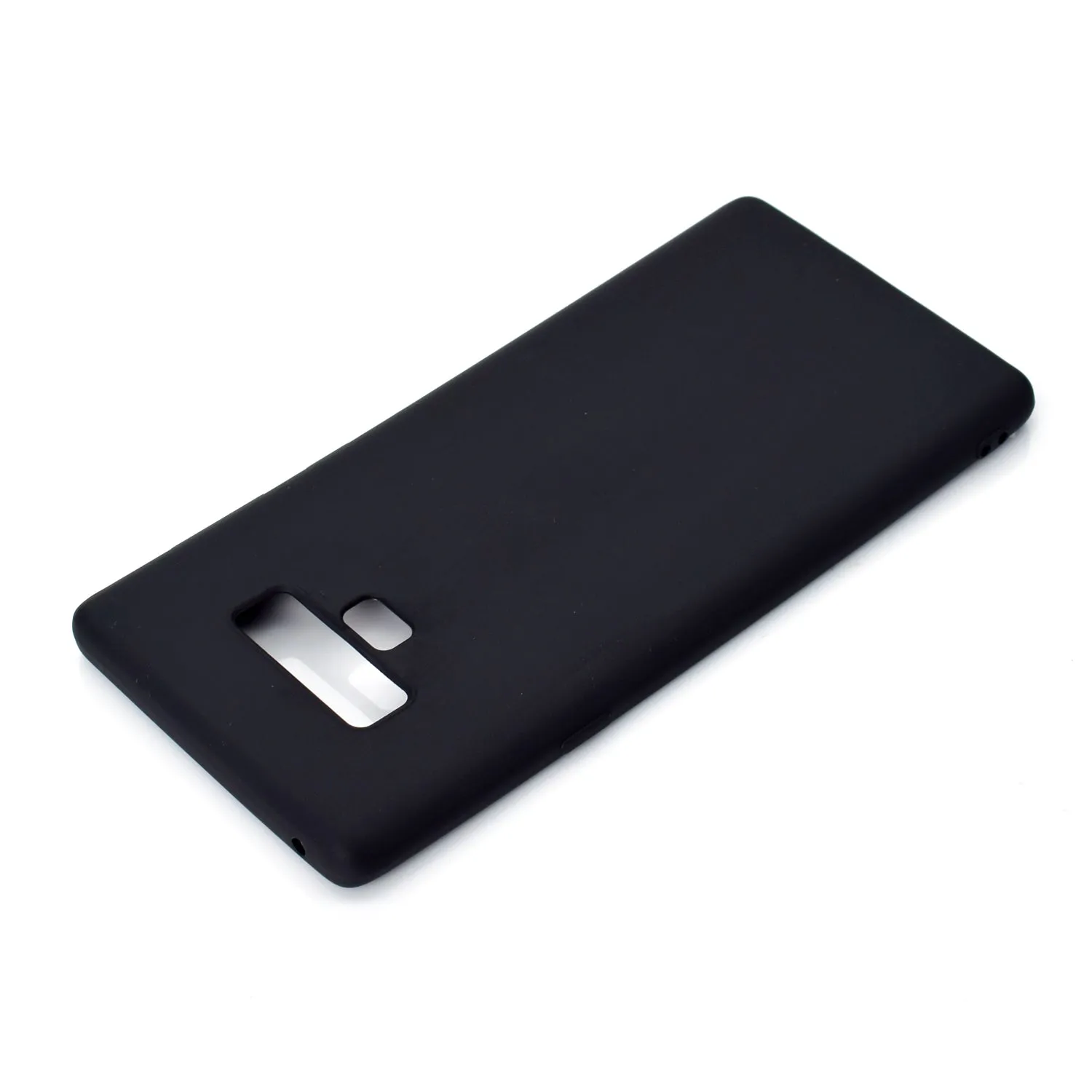 for Samsung NOTE 9 Cute Candy Color Matte TPU Anti-scratch Non-slip Protective Cover Back Case black
