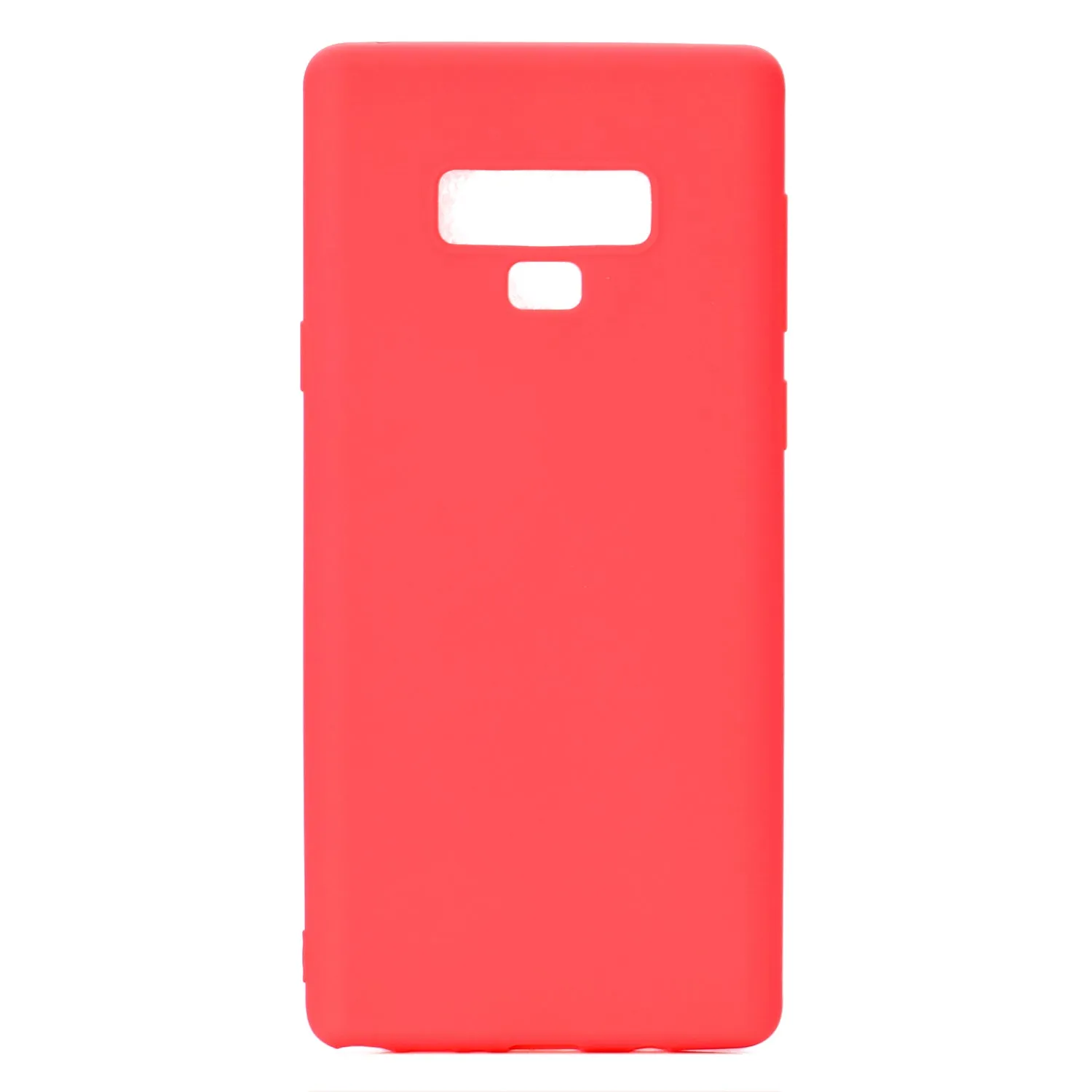 for Samsung NOTE 9 Cute Candy Color Matte TPU Anti-scratch Non-slip Protective Cover Back Case red
