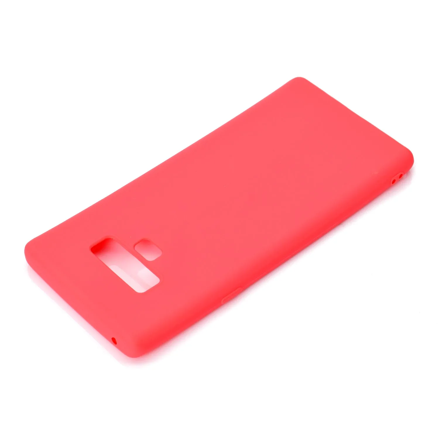 for Samsung NOTE 9 Cute Candy Color Matte TPU Anti-scratch Non-slip Protective Cover Back Case red