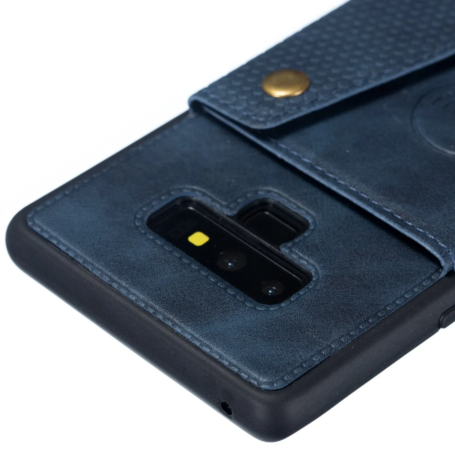 For Samsung NOTE 9 Phone Case Protective Back Cover with Card Holder Bracket red_Samsung NOTE 9