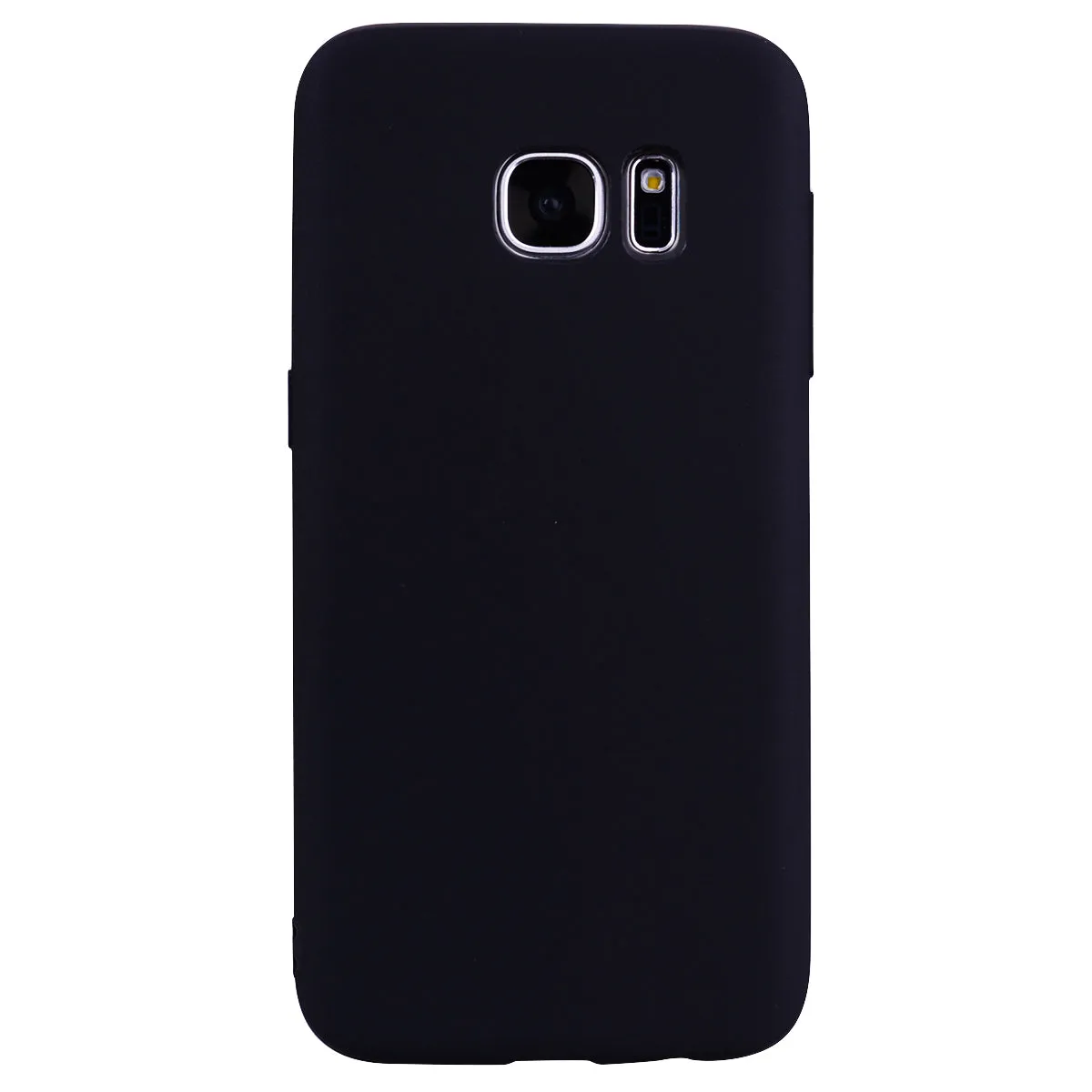 for Samsung S7 edge Cute Candy Color Matte TPU Anti-scratch Non-slip Protective Cover Back Case red