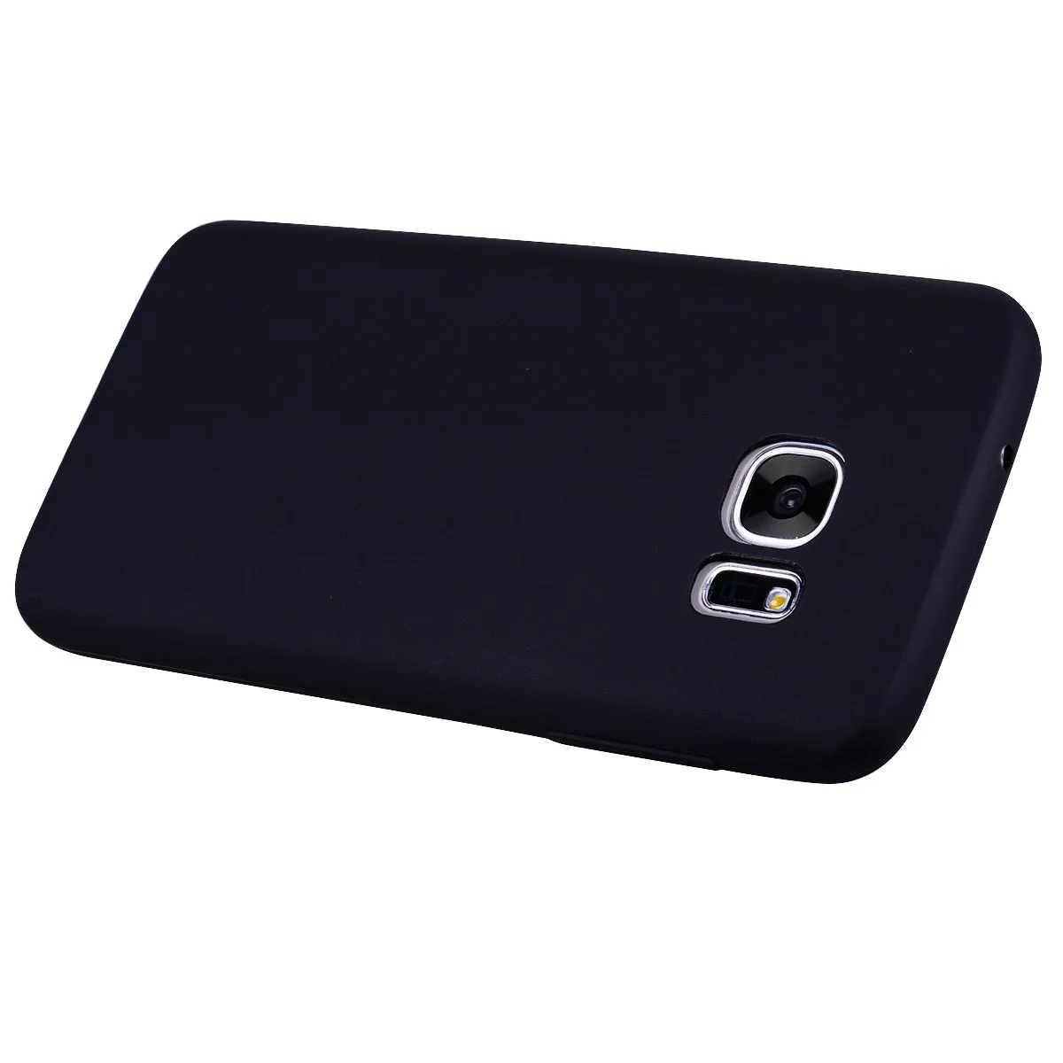 for Samsung S7 edge Cute Candy Color Matte TPU Anti-scratch Non-slip Protective Cover Back Case red