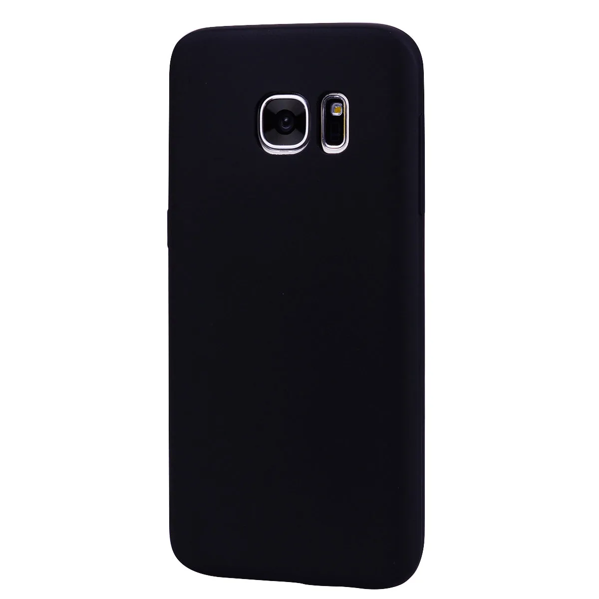 for Samsung S7 edge Cute Candy Color Matte TPU Anti-scratch Non-slip Protective Cover Back Case red