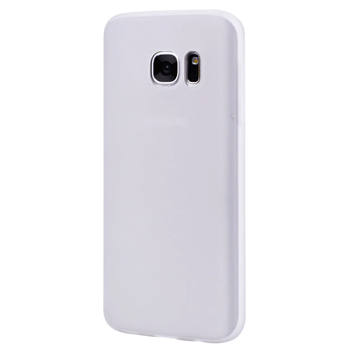 for Samsung S7 edge Cute Candy Color Matte TPU Anti-scratch Non-slip Protective Cover Back Case white