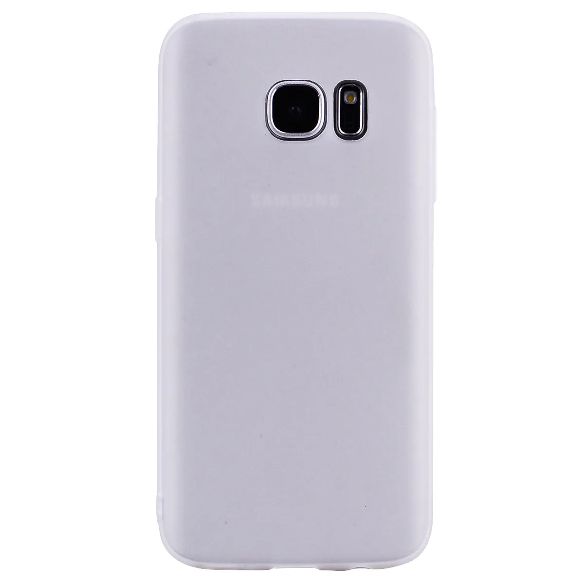 for Samsung S7 edge Cute Candy Color Matte TPU Anti-scratch Non-slip Protective Cover Back Case white