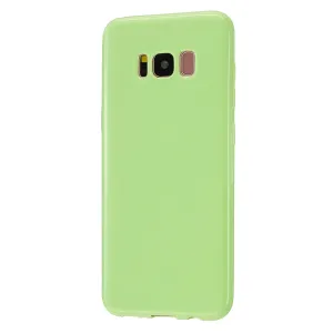 For Samsung S8/S8 Plus Smartphone Case Soft Hands Feel Precise Cutouts Anti-scrathc Mobile Phone TPU Shell Fluorescent green