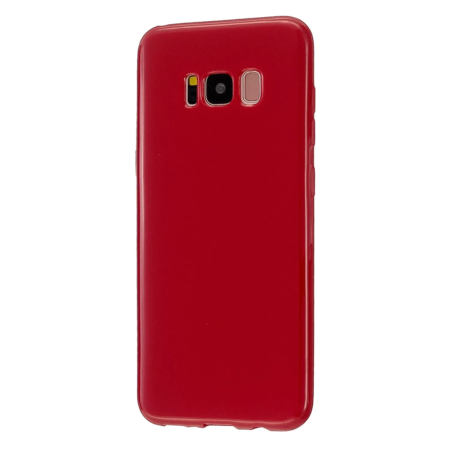 For Samsung S8/S8 Plus Smartphone Case Soft Hands Feel Precise Cutouts Anti-scrathc Mobile Phone TPU Shell Rose red