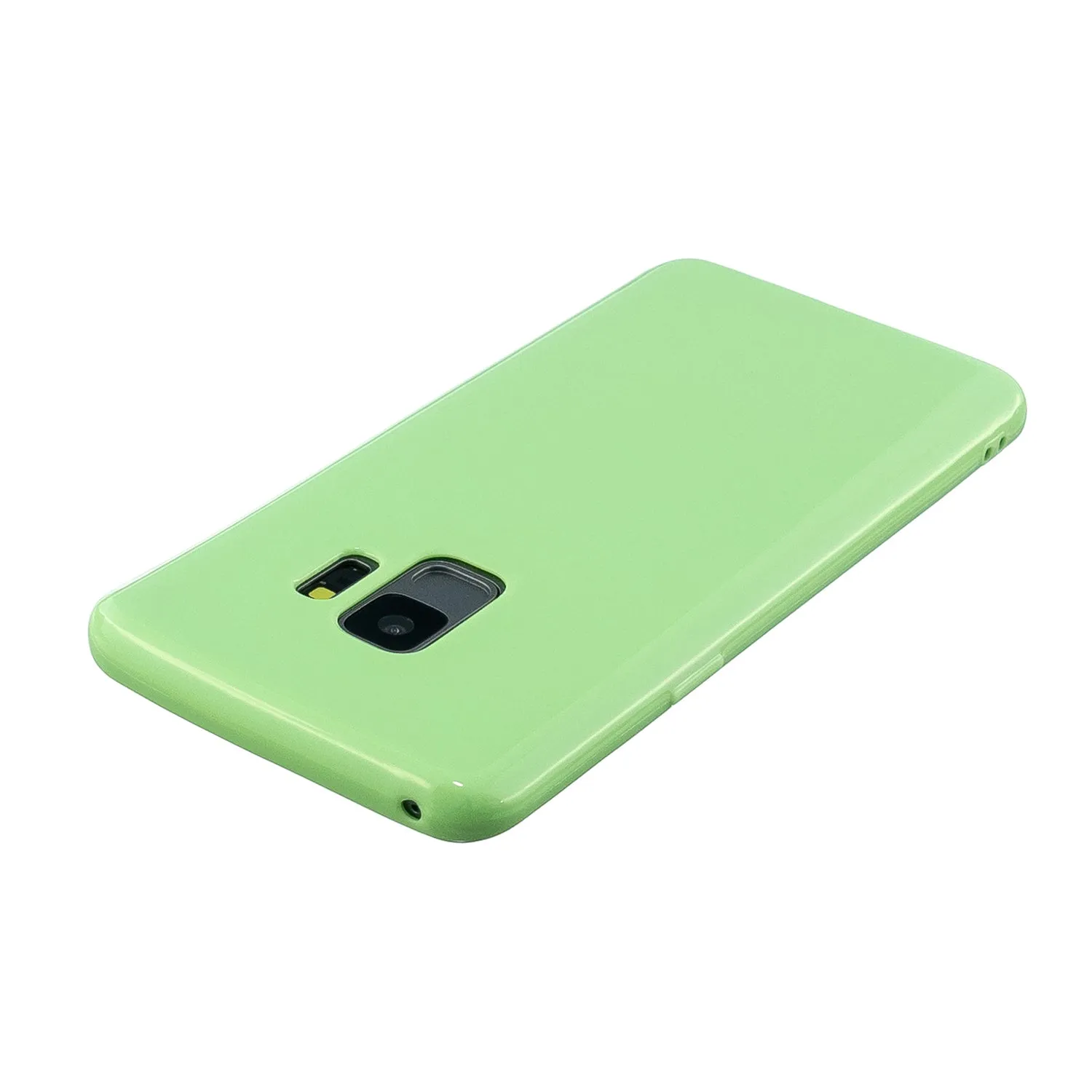 For Samsung S9/S9 Plus Mobile Phone Cover Classic Plain Design Classic Smartphone Case Soft TPU Phone Shell Milk white