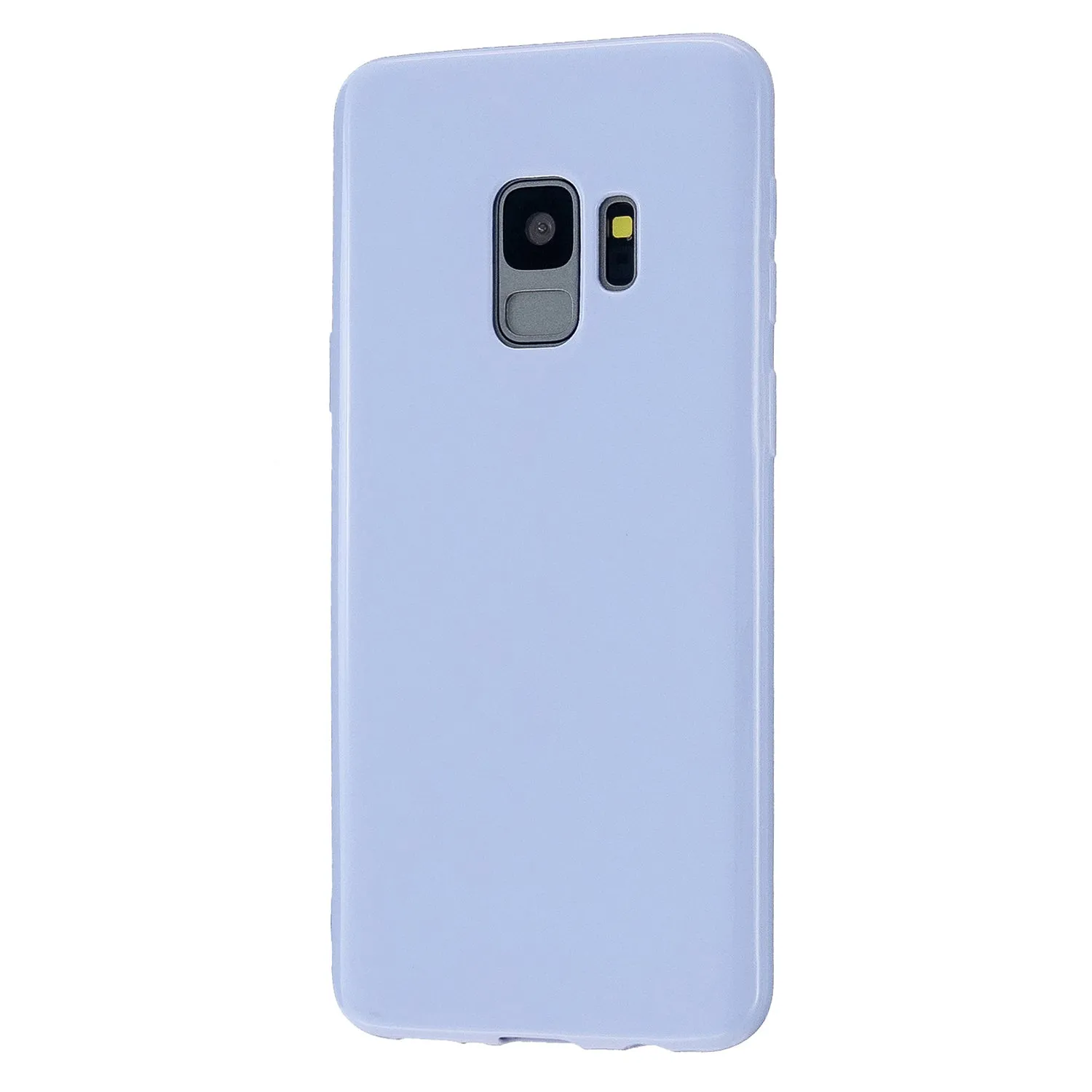 For Samsung S9/S9 Plus Mobile Phone Cover Classic Plain Design Classic Smartphone Case Soft TPU Phone Shell Sakura pink