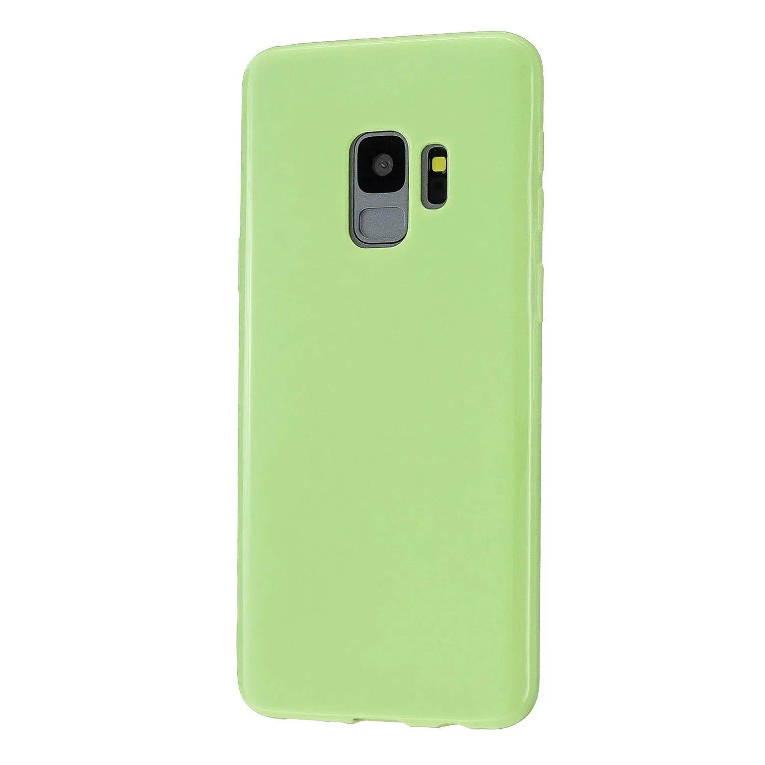 For Samsung S9/S9 Plus Mobile Phone Cover Classic Plain Design Classic Smartphone Case Soft TPU Phone Shell Sakura pink