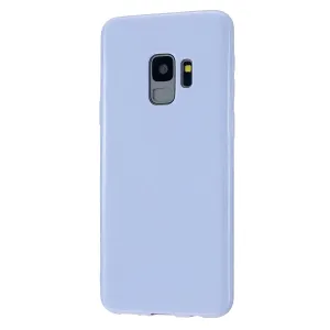 For Samsung S9/S9 Plus Mobile Phone Cover Classic Plain Design Classic Smartphone Case Soft TPU Phone Shell Taro purple