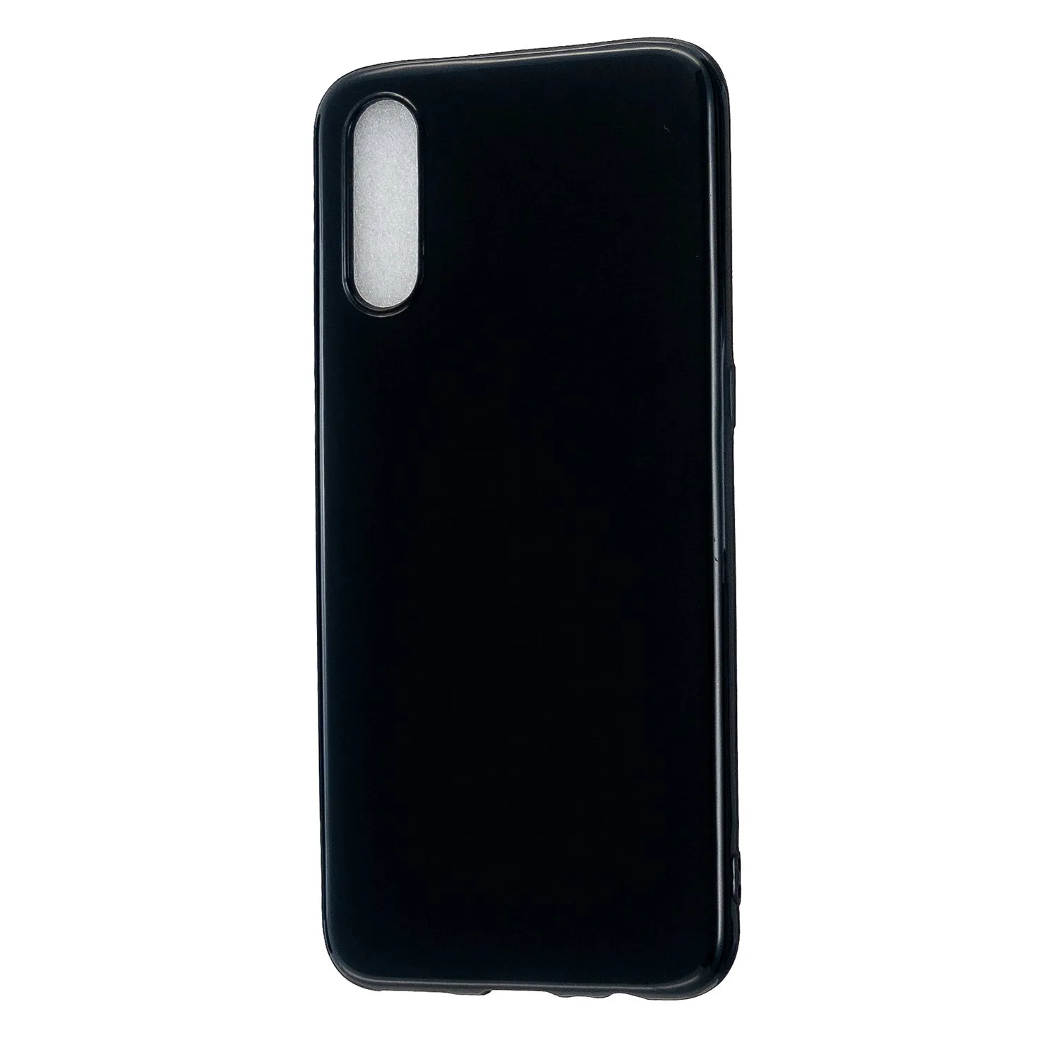 For VIVO IQOO Neo/Y97 Glossy TPU Phone Case Mobile Phone Soft Cover Anti-Slip Full Body Protection Bright black