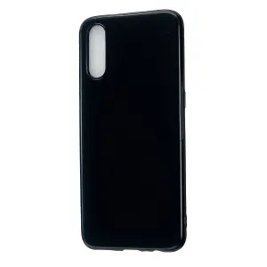 For VIVO IQOO Neo/Y97 Glossy TPU Phone Case Mobile Phone Soft Cover Anti-Slip Full Body Protection Bright black