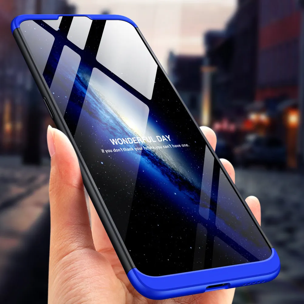 For VIVO V15pro Ultra Slim PC Back Cover Non-slip Shockproof 360 Degree Full Protective Case red