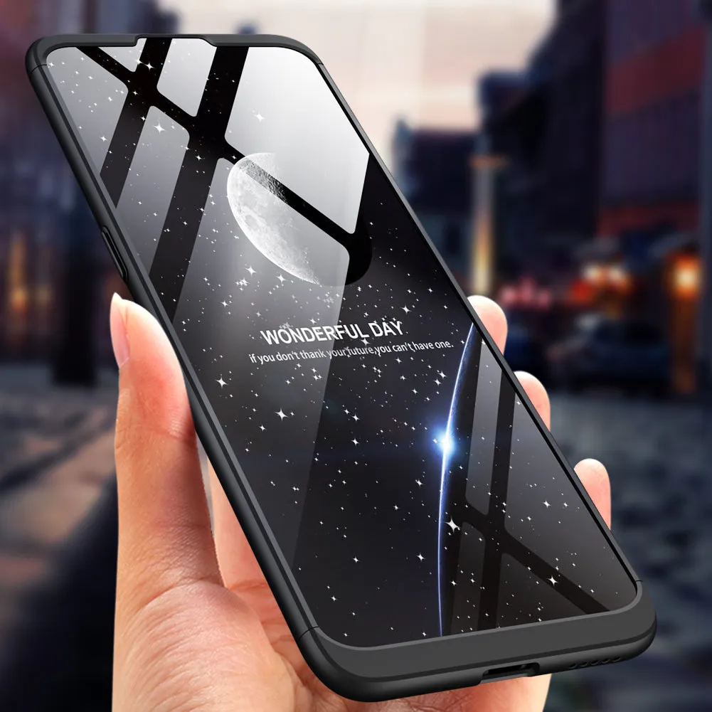 For VIVO V15pro Ultra Slim PC Back Cover Non-slip Shockproof 360 Degree Full Protective Case red