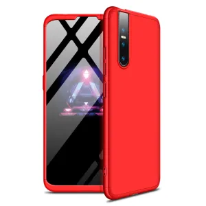 For VIVO V15pro Ultra Slim PC Back Cover Non-slip Shockproof 360 Degree Full Protective Case red