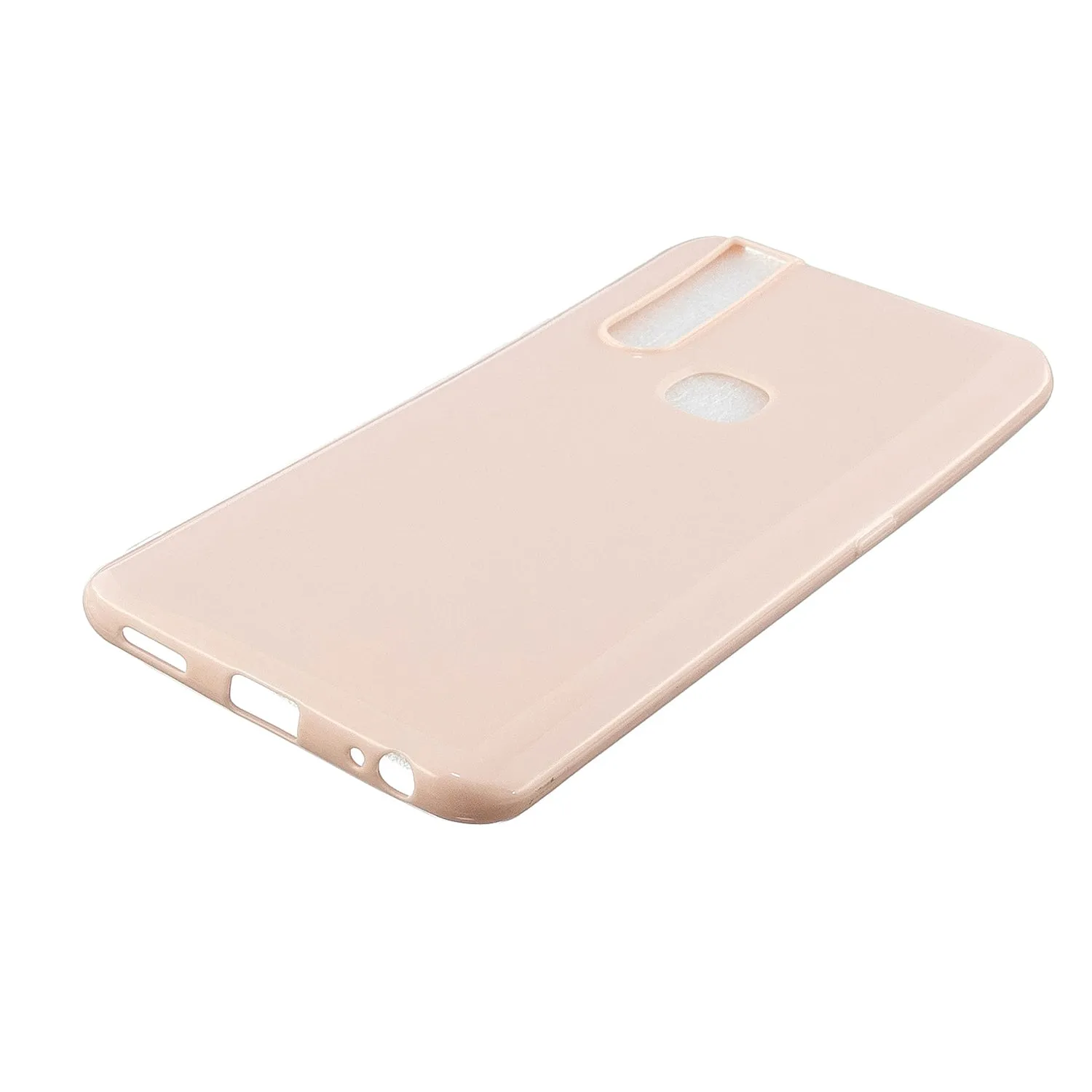For VIVO V15/V15 Pro Cellphone Cover Slim Thin TPU Case Shock Absorption Mobile Phone Protective Cover  Bright black