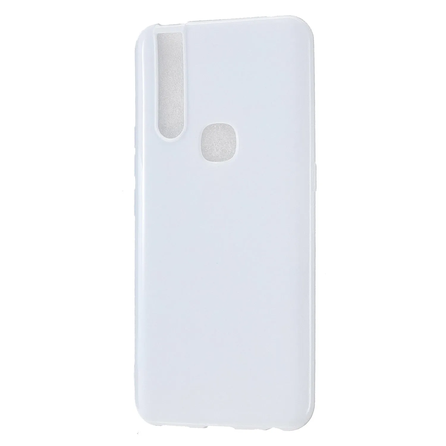 For VIVO V15/V15 Pro Cellphone Cover Slim Thin TPU Case Shock Absorption Mobile Phone Protective Cover  Milk white