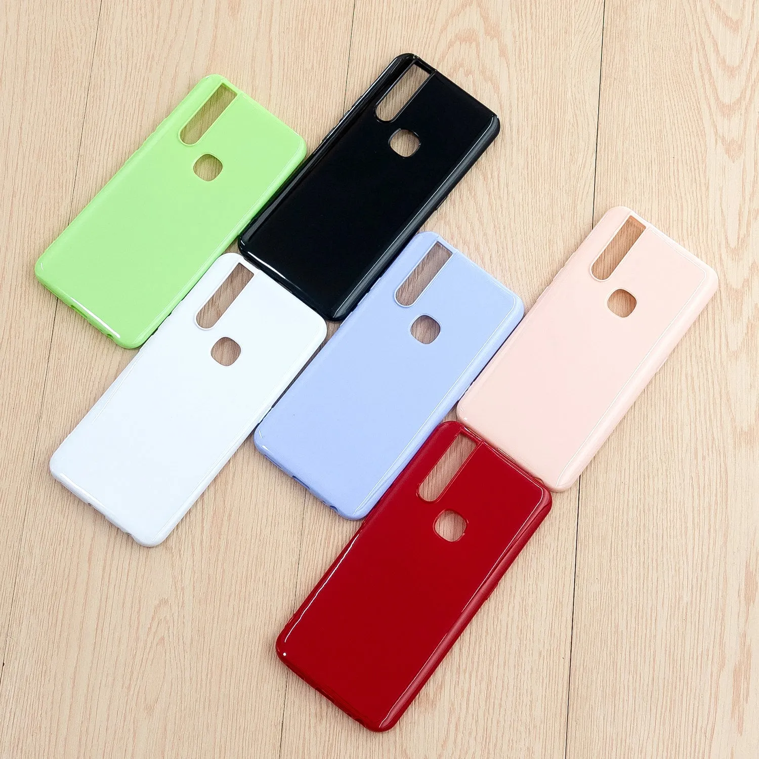 For VIVO V15/V15 Pro Cellphone Cover Slim Thin TPU Case Shock Absorption Mobile Phone Protective Cover  Taro purple