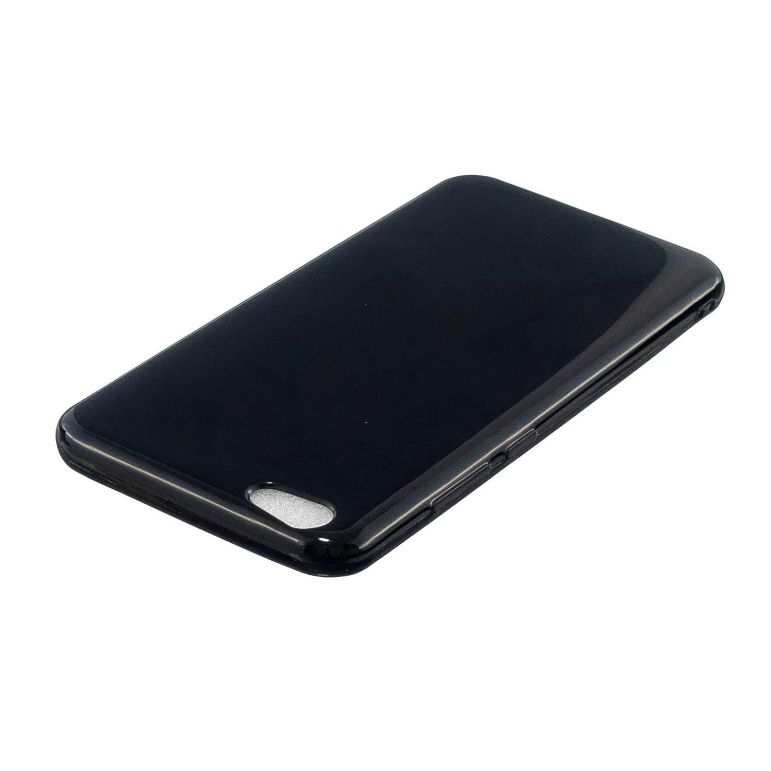 For VIVO Y67/Y71 Cellphone Cover Glossy TPU Phone Case Anti-Dust Stain-proof Easy Install Screen Protector Fluorescent green