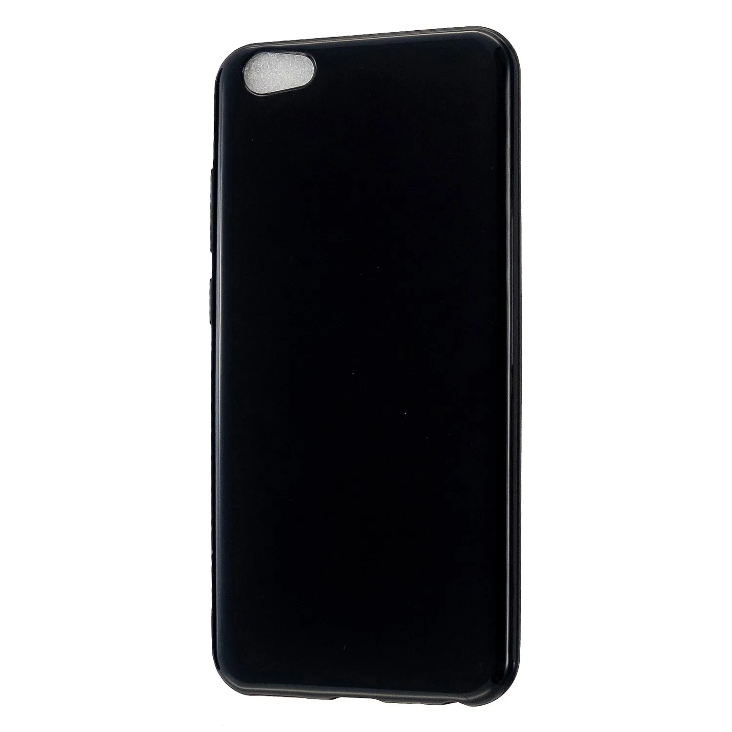 For VIVO Y67/Y71 Cellphone Cover Glossy TPU Phone Case Anti-Dust Stain-proof Easy Install Screen Protector Fluorescent green
