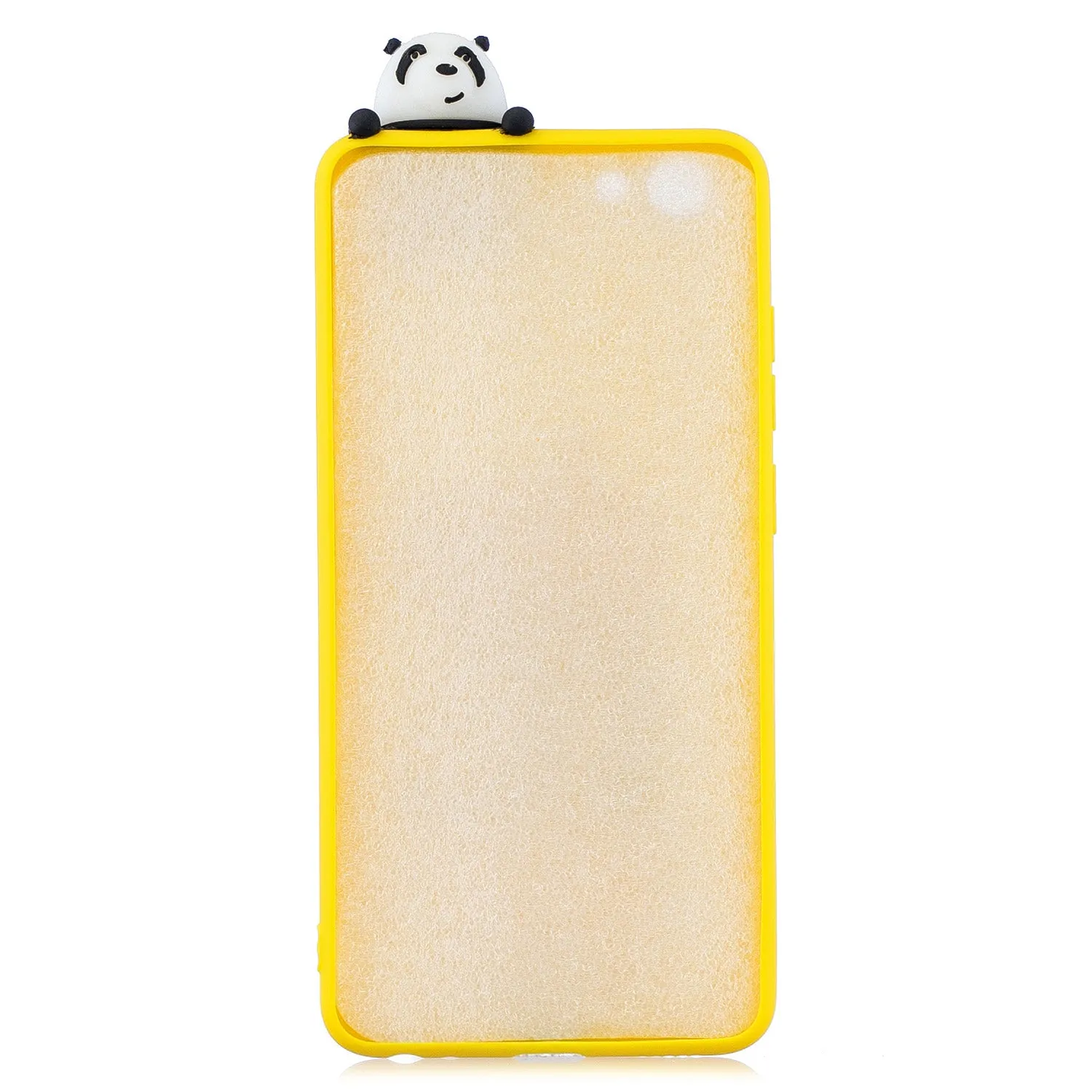 For VIVO Y71 3D Cute Coloured Painted Animal TPU Anti-scratch Non-slip Protective Cover Back Case Striped bear