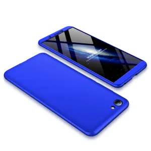For VIVO Y71 Slim 3 in 1 Hybrid Hard Case Full Body 360 Degree Protection Back Cover blue