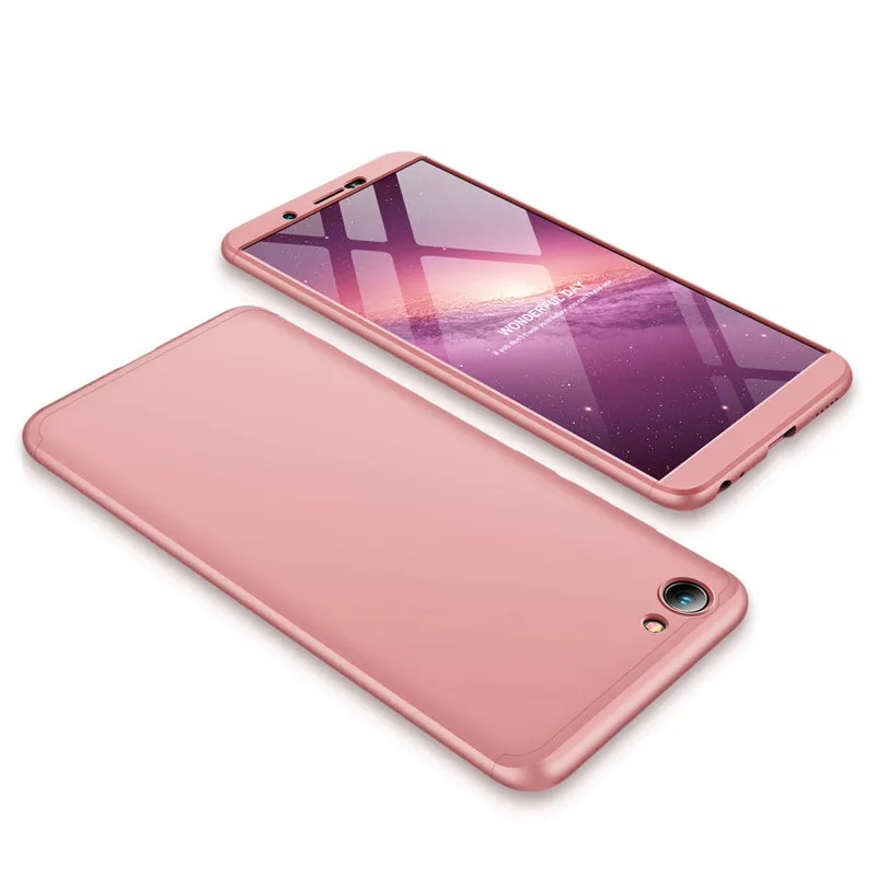 For VIVO Y71 Slim 3 in 1 Hybrid Hard Case Full Body 360 Degree Protection Back Cover blue