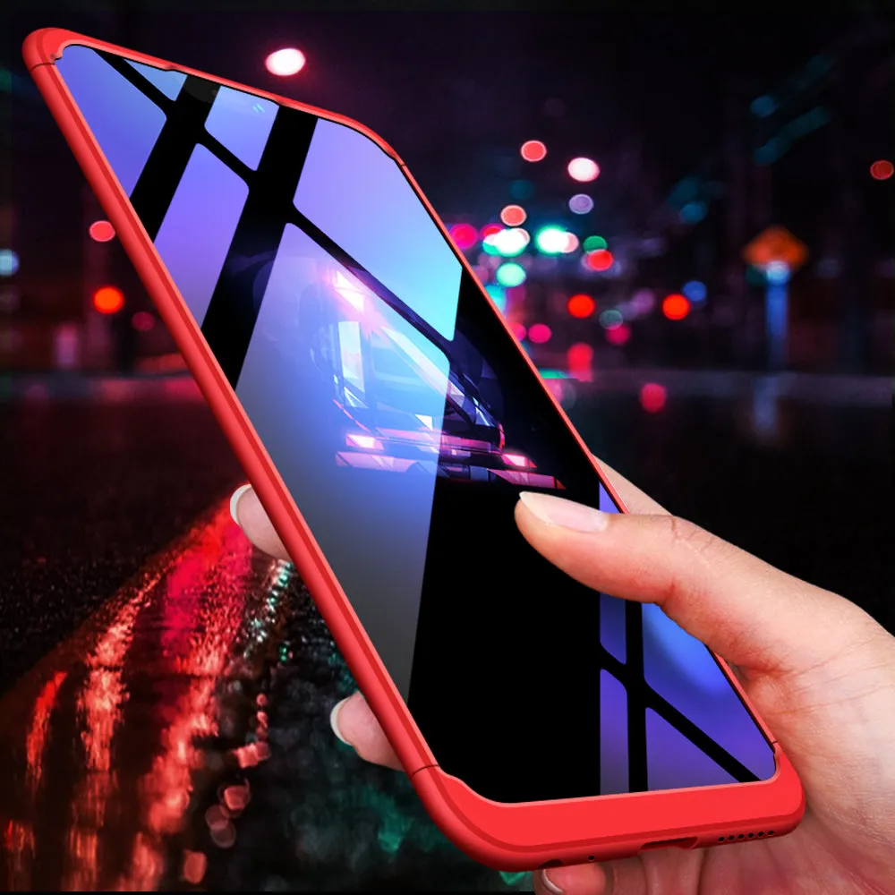 For VIVO Y83 Fingerprint Slim 3 in 1 Hybrid Hard Case Full Body 360 Degree Protection Back Cover Rose gold