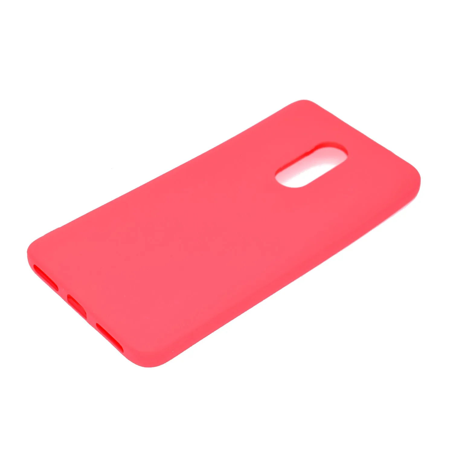 for XIAOMI Redmi NOTE 4X/NOTE 4 Lovely Candy Color Matte TPU Anti-scratch Non-slip Protective Cover Back Case red